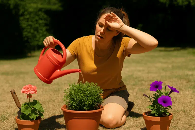 jardiner en &eacute;t&eacute; jardinage malgr&eacute; la chaleur canicule au jardin