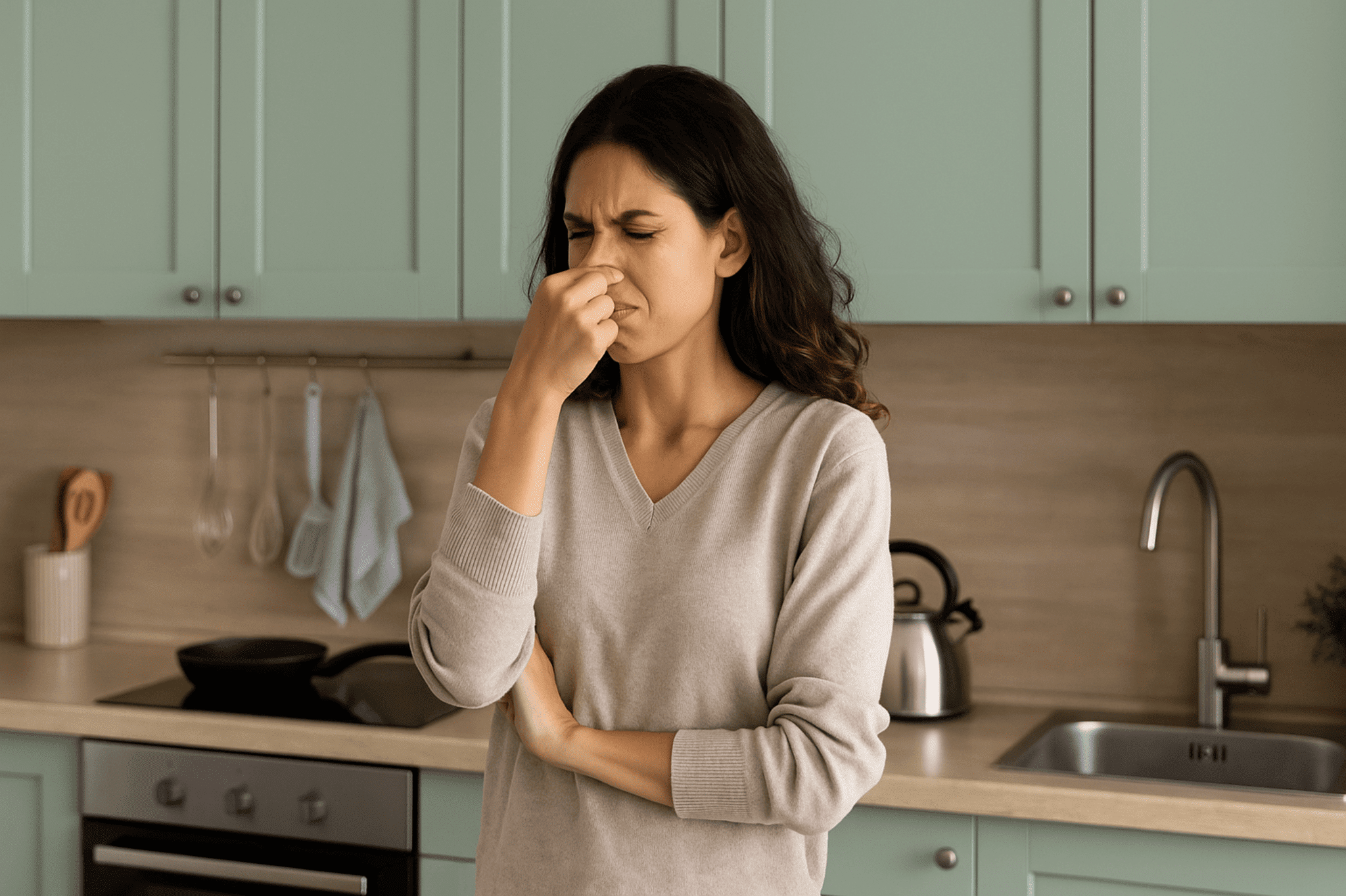 odeur de br&ucirc;l&eacute; dans la cuisine mauvaises odeurs d&eacute;sagr&eacute;ables casserole cram&eacute;e