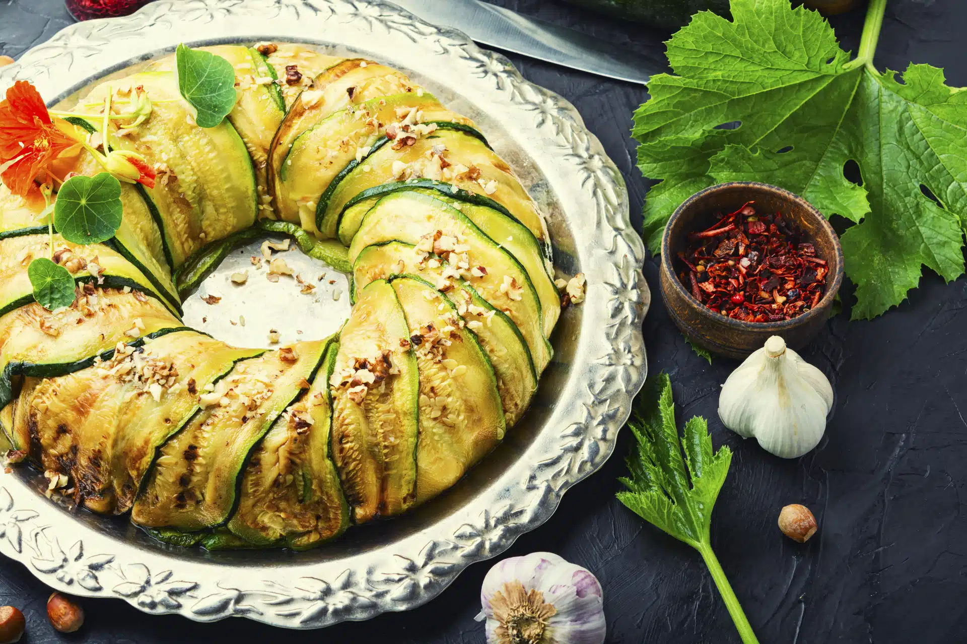 Courgettes en &eacute;ventail frites : l'alternative croustillante qui bluffe