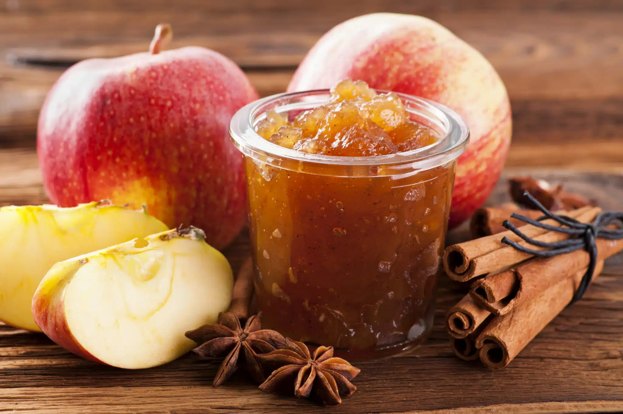 Variante gourmande : confiture de pomme &agrave; la cannelle