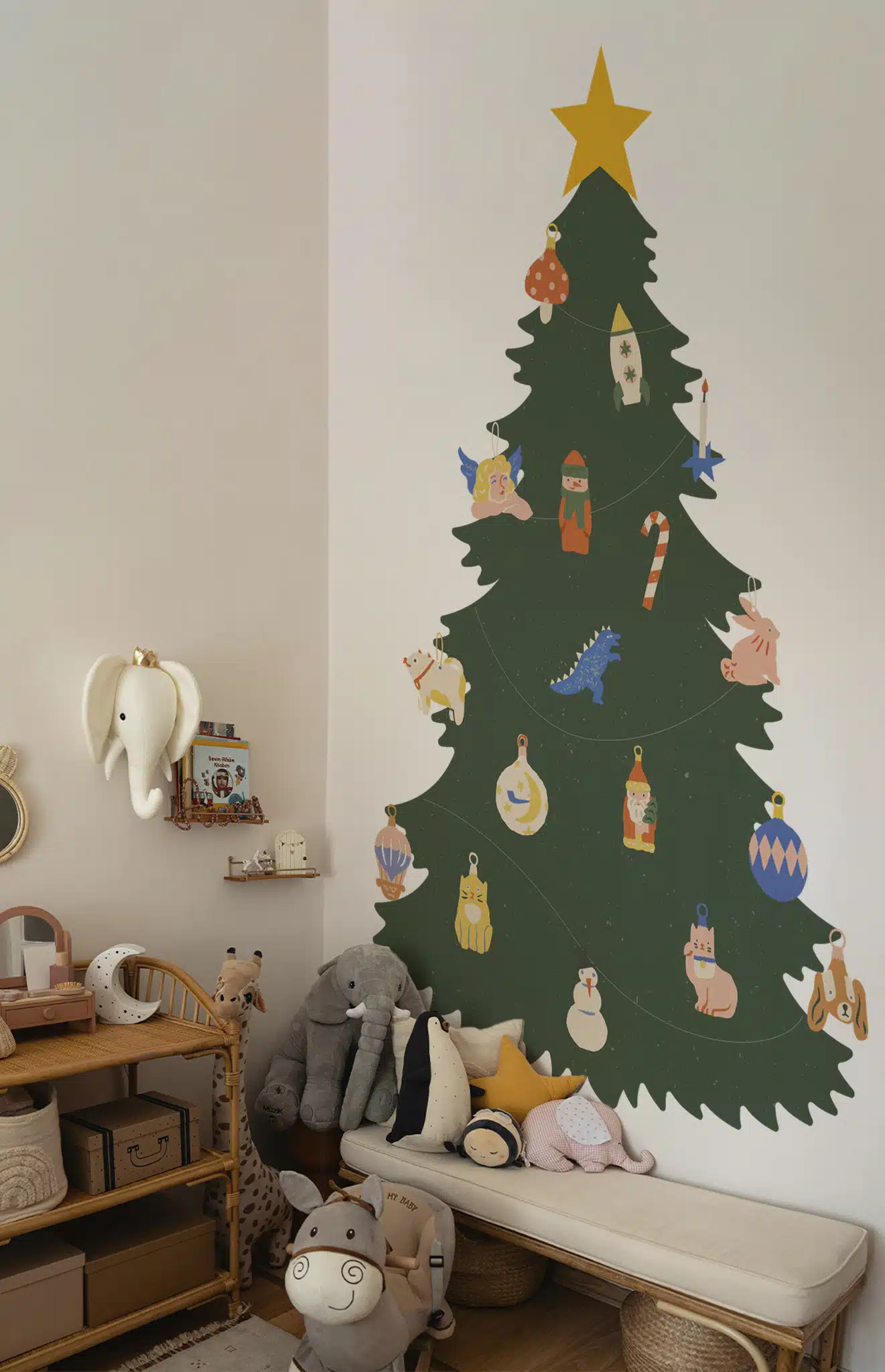 Oser le sticker de No&euml;l : la tendance chic qui change tout