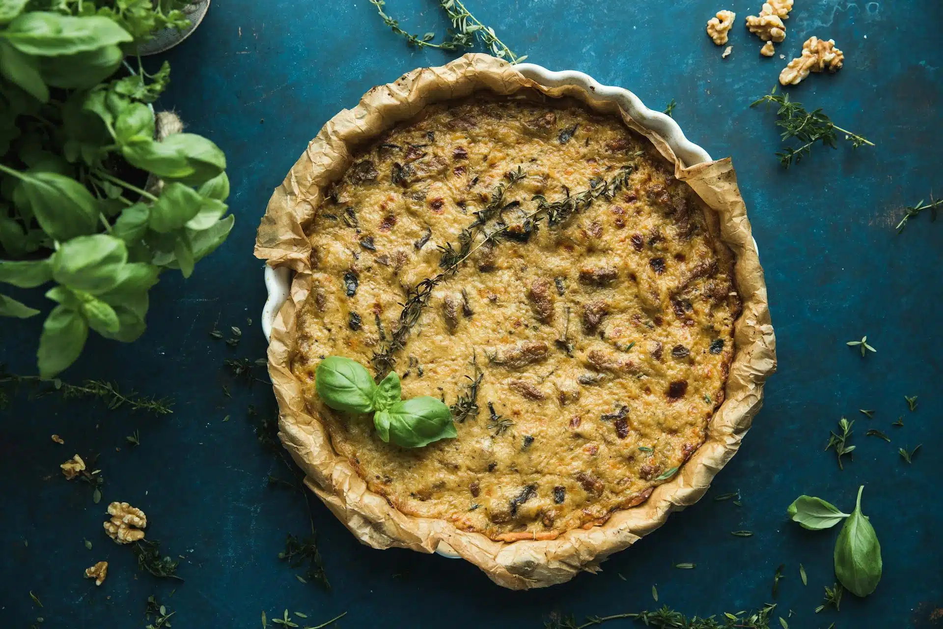La quiche foresti&egrave;re aux trois champignons, un incontournable r&eacute;confortant