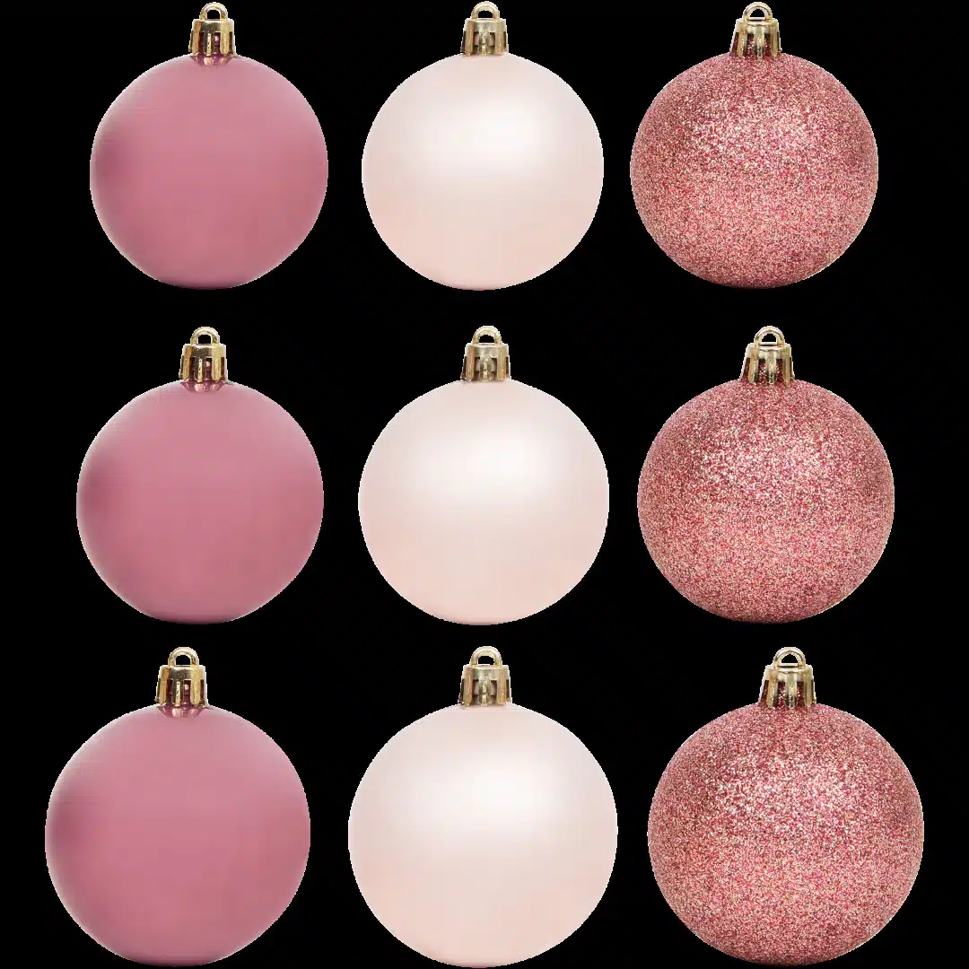 Le secret d'une d&eacute;co r&eacute;ussie &agrave; petit prix : 70 boules faciles &agrave; suspendre, pr&ecirc;tes &agrave; briller