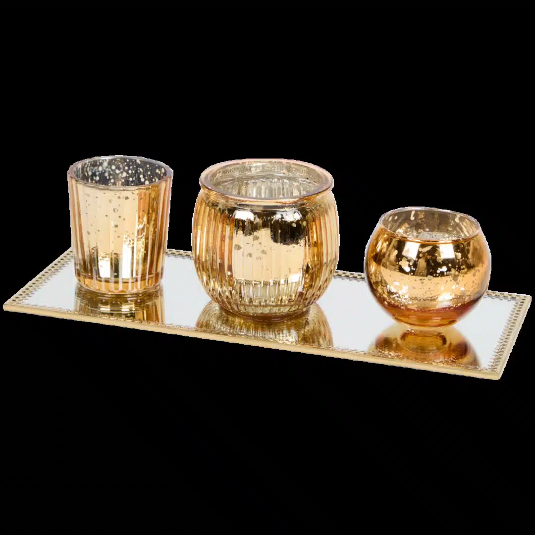 Mettre en valeur vos soir&eacute;es : comment les photophores dor&eacute;s bousculent la tradition