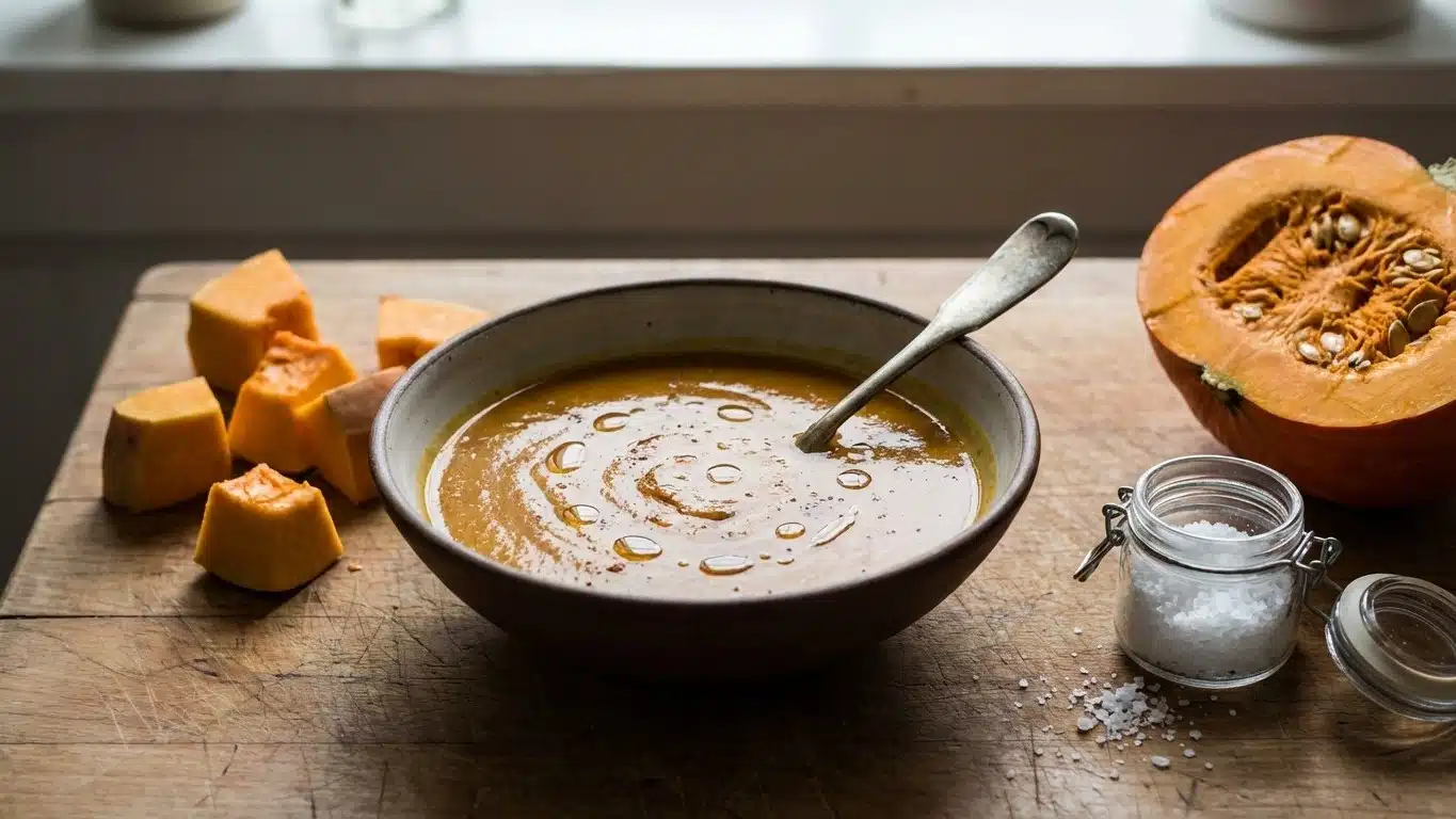 Potiron trop aqueux : comment l&rsquo;&eacute;paissir (soupe, pur&eacute;e, gratin)