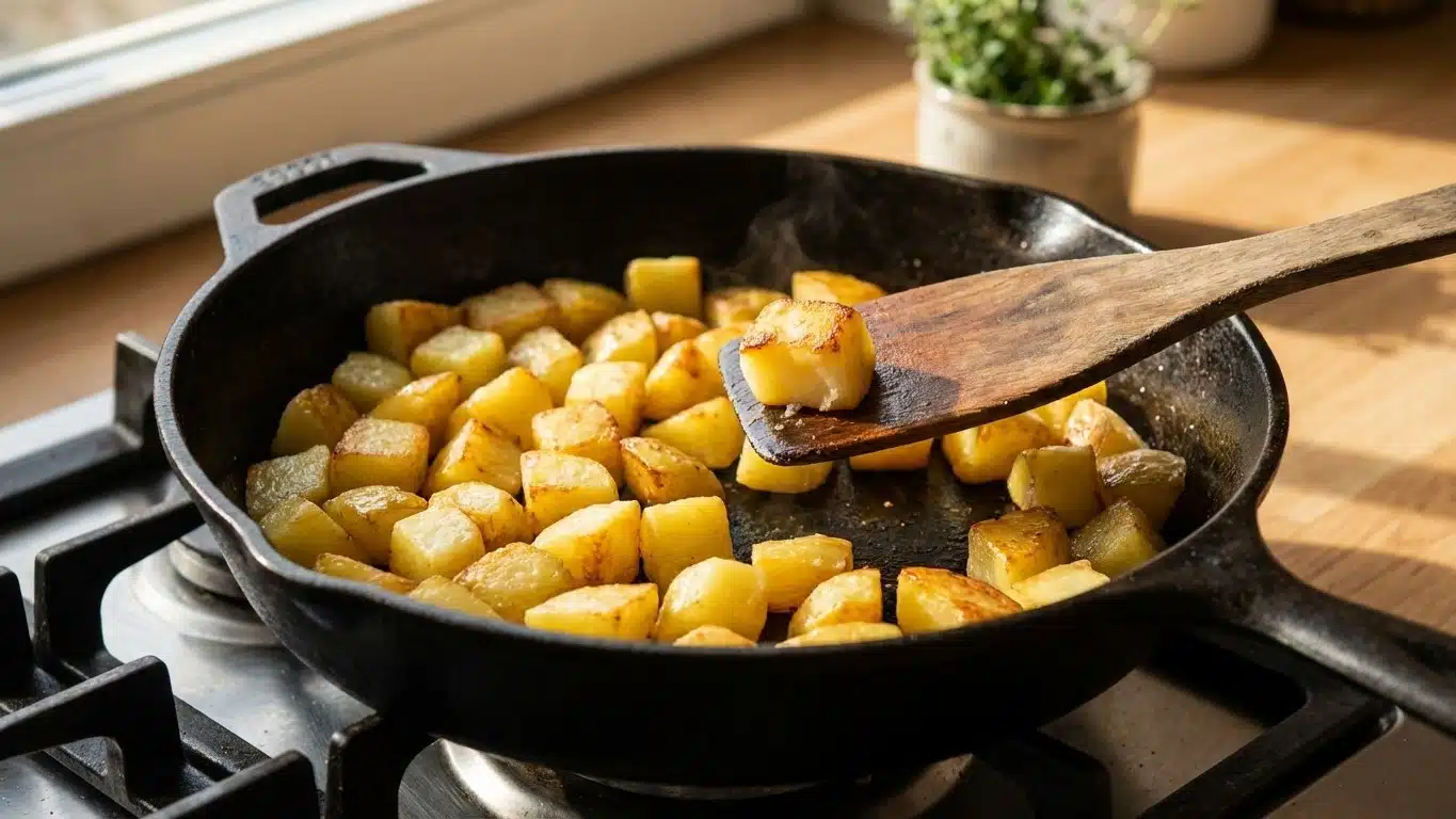 Pommes de terre saut&eacute;es : astuces pour ne pas les casser et les dorer