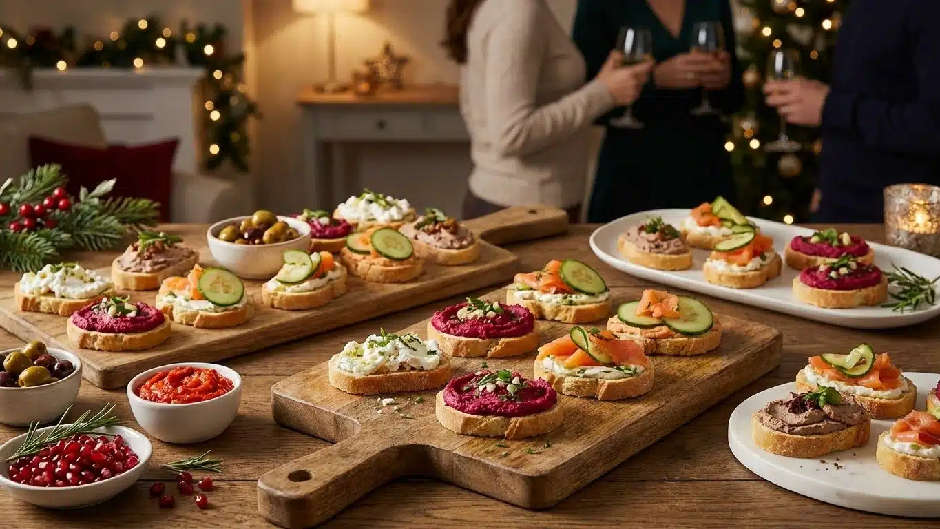 Canap&eacute;s d&rsquo;ap&eacute;ritif de No&euml;l froid : 15 recettes faciles et &eacute;l&eacute;gantes