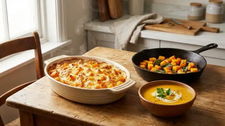 Recette courge butternut facile : 10 id&eacute;es express (four, po&ecirc;le, soupe)