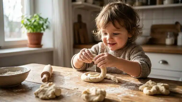 Activit&eacute; manuelle enfant 3 ans : p&acirc;te &agrave; sel (motricit&eacute; fine, id&eacute;es rapides)