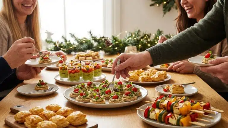 Ap&eacute;ritif de No&euml;l buffet v&eacute;g&eacute;tarien : 20 id&eacute;es de bouch&eacute;es et verrines