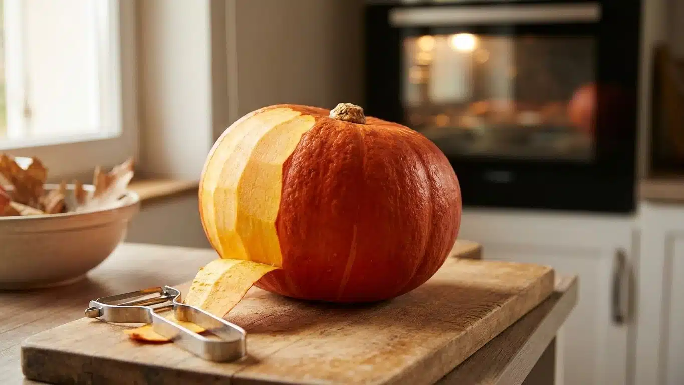 Faut-il &eacute;plucher le potiron avant cuisson ? quand garder la peau, quand l&rsquo;enlever