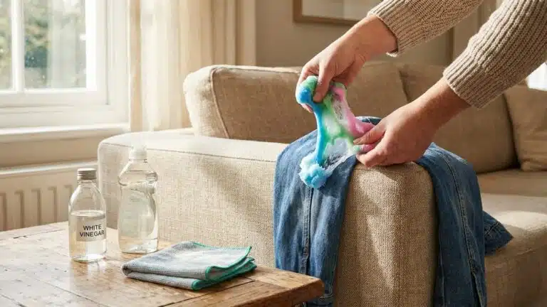 Nettoyer le slime : enlever sur vêtements, canapé et tapis (méthodes douces)