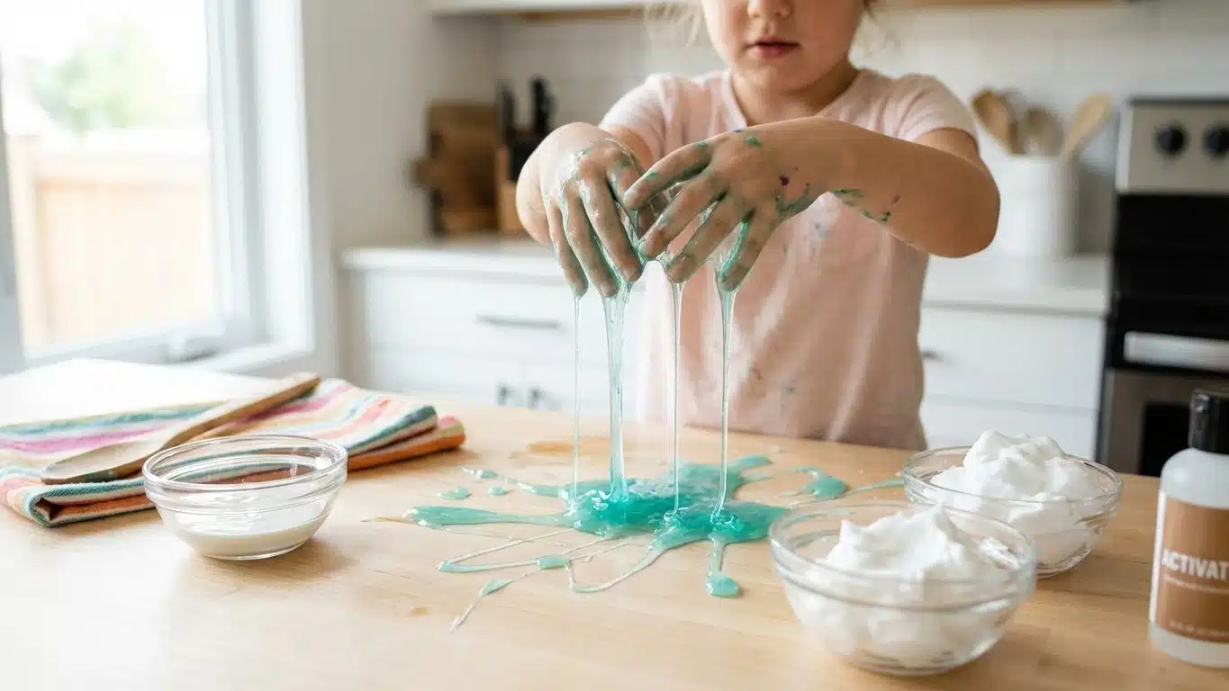 Slime trop liquide : comment le rattraper (&eacute;tape par &eacute;tape)
