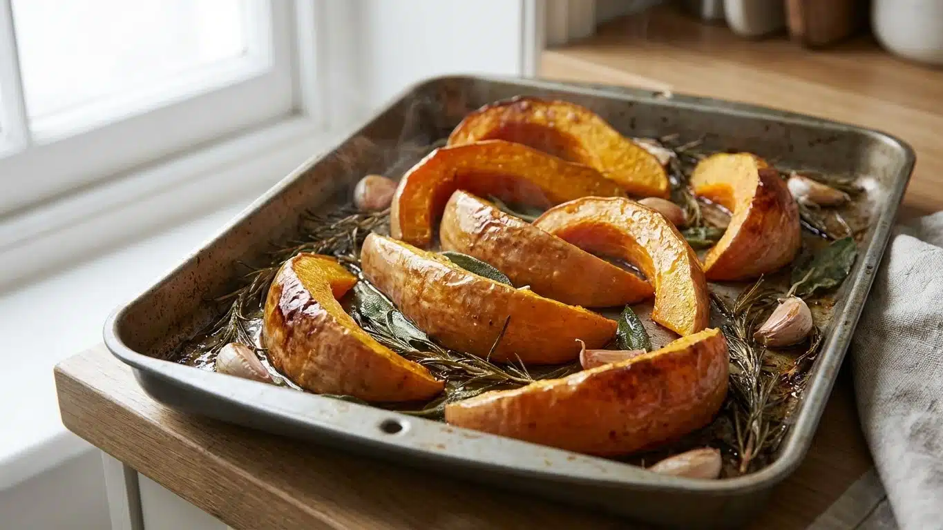 Butternut r&ocirc;tie au four : temp&eacute;rature id&eacute;ale pour une chair fondante et dor&eacute;e