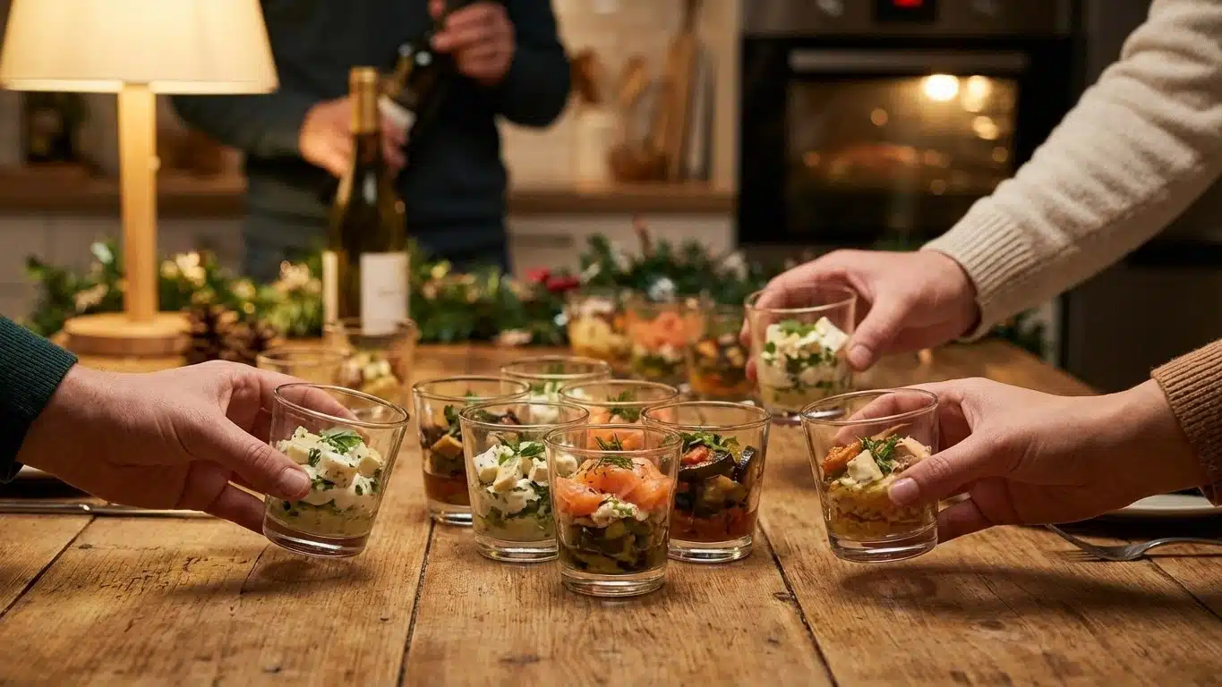 Recette de verrine ap&eacute;ritif de No&euml;l facile : 10 id&eacute;es chic pr&ecirc;tes en 15 minutes