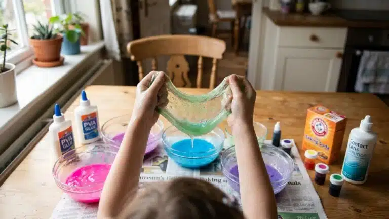 Activit&eacute; manuelle enfant 8 ans : slime (textures, couleurs, d&eacute;fis cr&eacute;atifs)