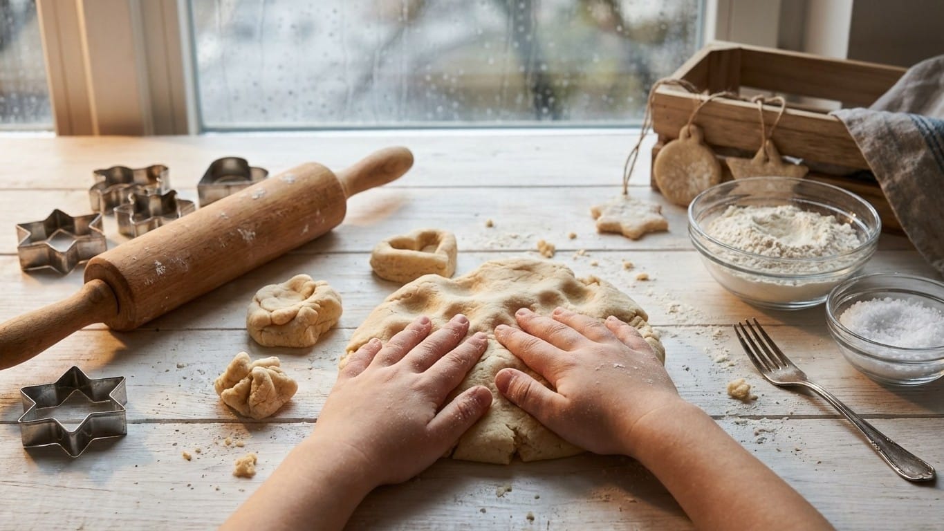 Activit&eacute; p&acirc;te &agrave; sel pluie : 5 id&eacute;es d&rsquo;int&eacute;rieur (sans four) pour occuper les enfants