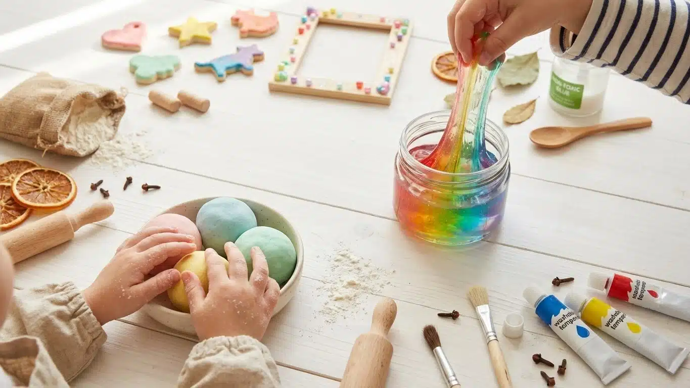 Activit&eacute;s slime et p&acirc;te &agrave; sel par &acirc;ge : maternelle, 3-6 ans, 6-10 ans