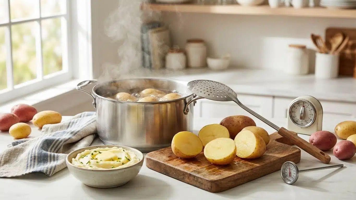 Cuisson des pommes de terre : temps, m&eacute;thodes et astuces pour un r&eacute;sultat parfait