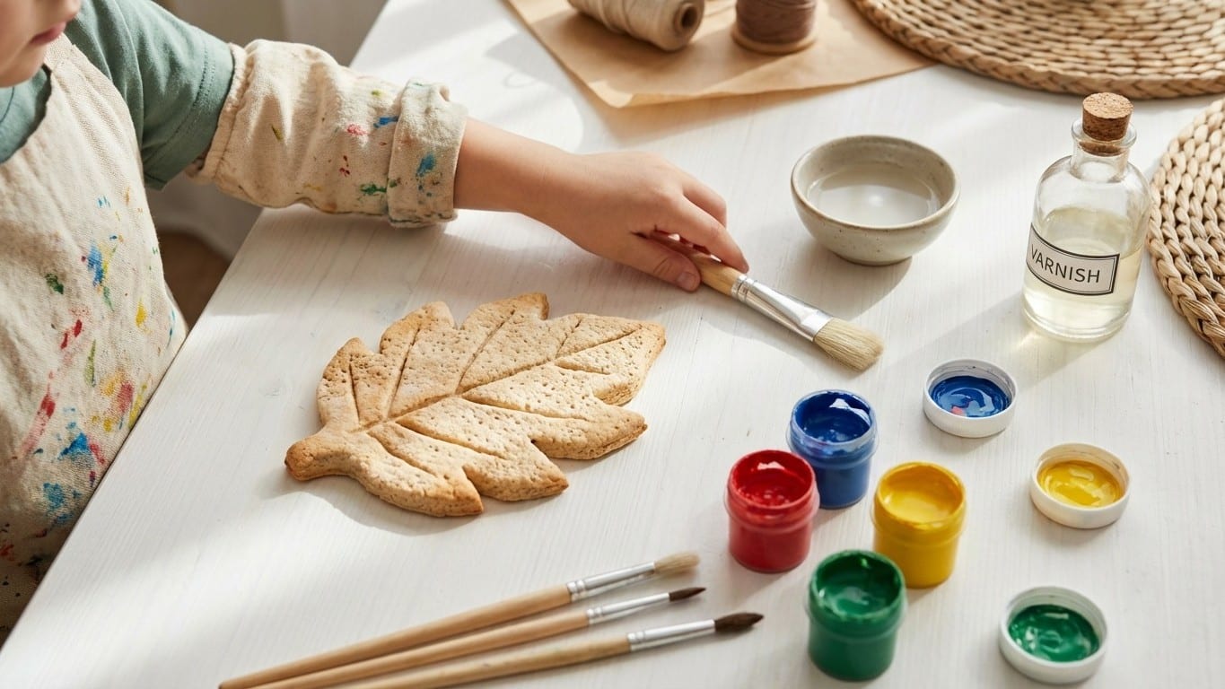 Peindre la p&acirc;te &agrave; sel : quelle peinture, quand peindre et comment vernir