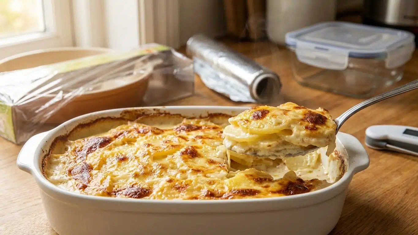 Peut-on congeler un gratin dauphinois : portions, filmage et r&eacute;chauffage