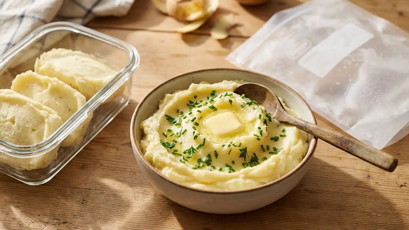 Congeler une pur&eacute;e de pommes de terre : texture, lait, beurre et astuces de d&eacute;cong&eacute;lation