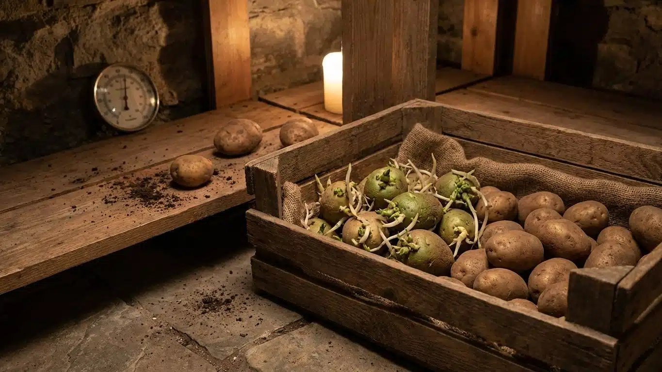 Conservation des pommes de terre : dur&eacute;e, temp&eacute;rature et meilleurs endroits