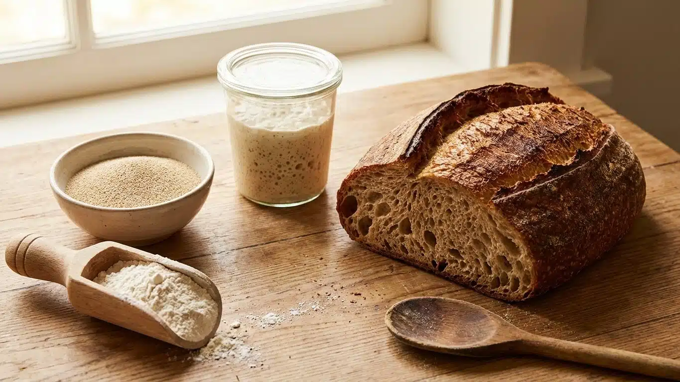 Diff&eacute;rence entre levure et levain : lequel choisir pour son pain