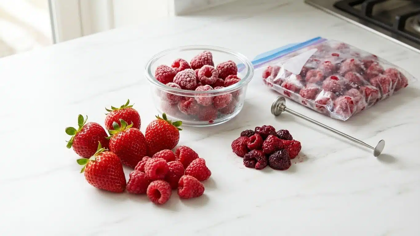 Congeler les fruits rouges : astuces pour garder leur forme et saveur