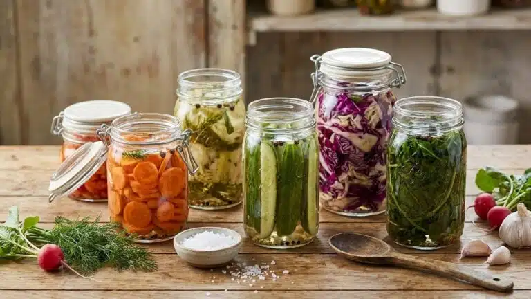 Lacto-fermentation maison : la m&eacute;thode ancestrale pour conserver sans frigo