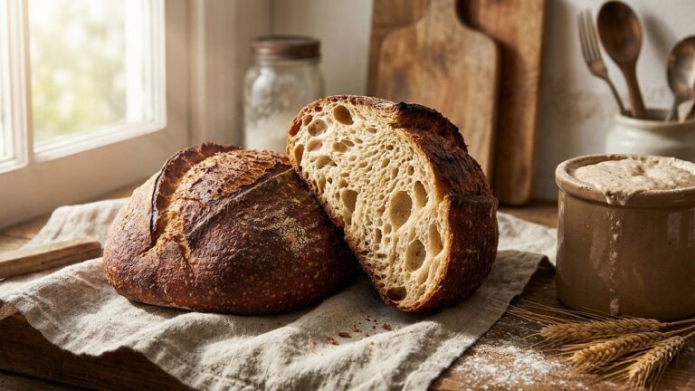 Pain de campagne &agrave; la levure naturelle de grand-m&egrave;re