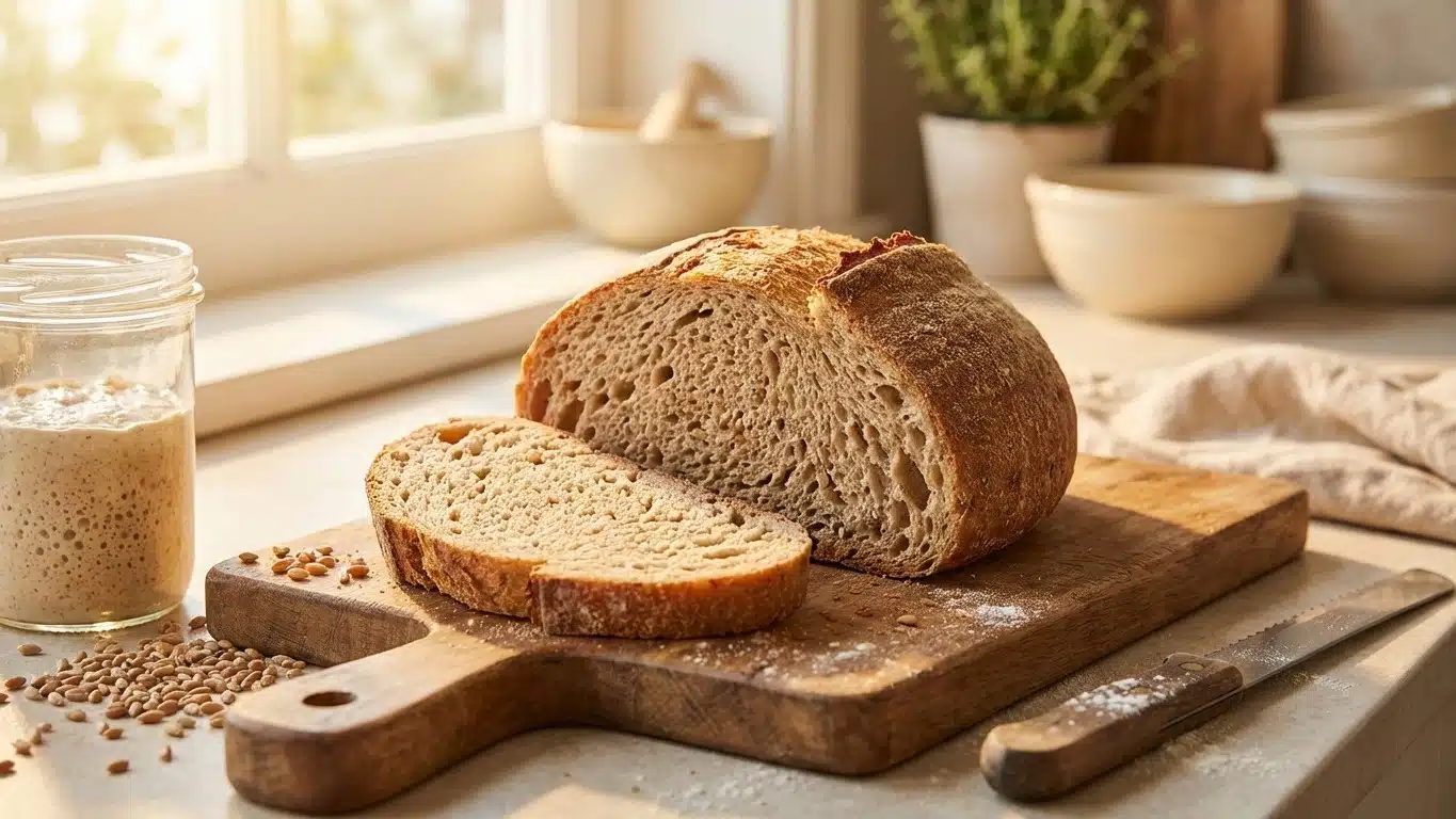 Pain complet &agrave; la levure maison : recette sant&eacute; et gourmande