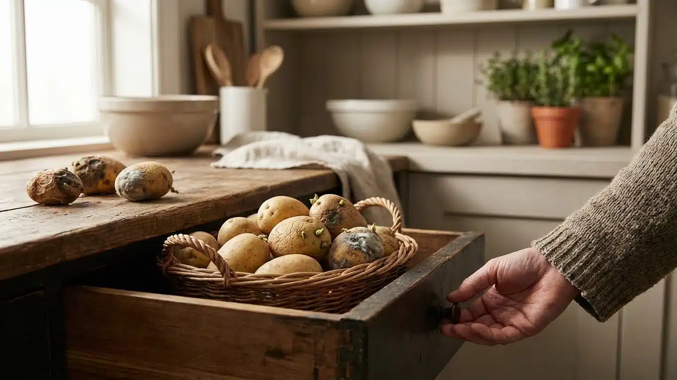 Pourquoi les pommes de terre sentent mauvais : odeur, moisissure et tri s&eacute;curit&eacute;