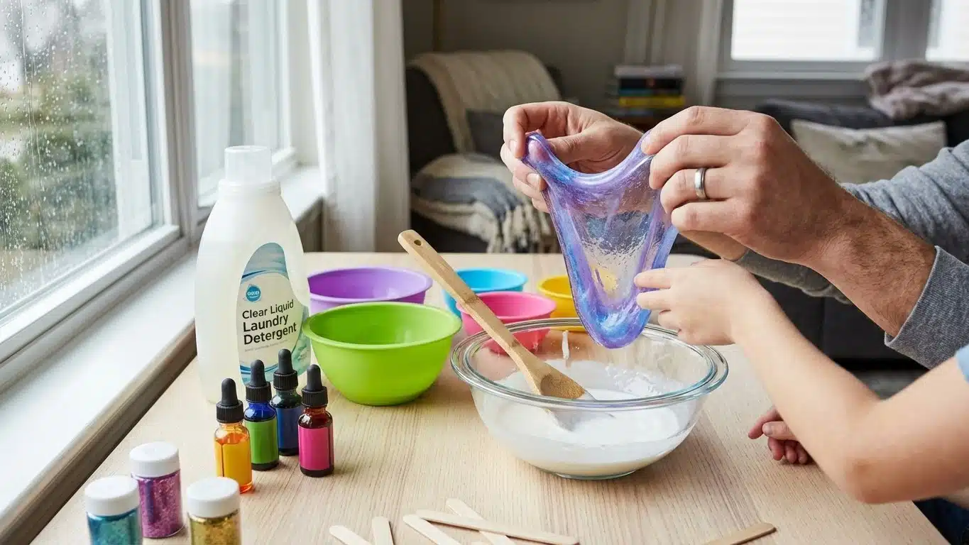 Quelle lessive pour faire du slime ? (composition, marques, alternatives)