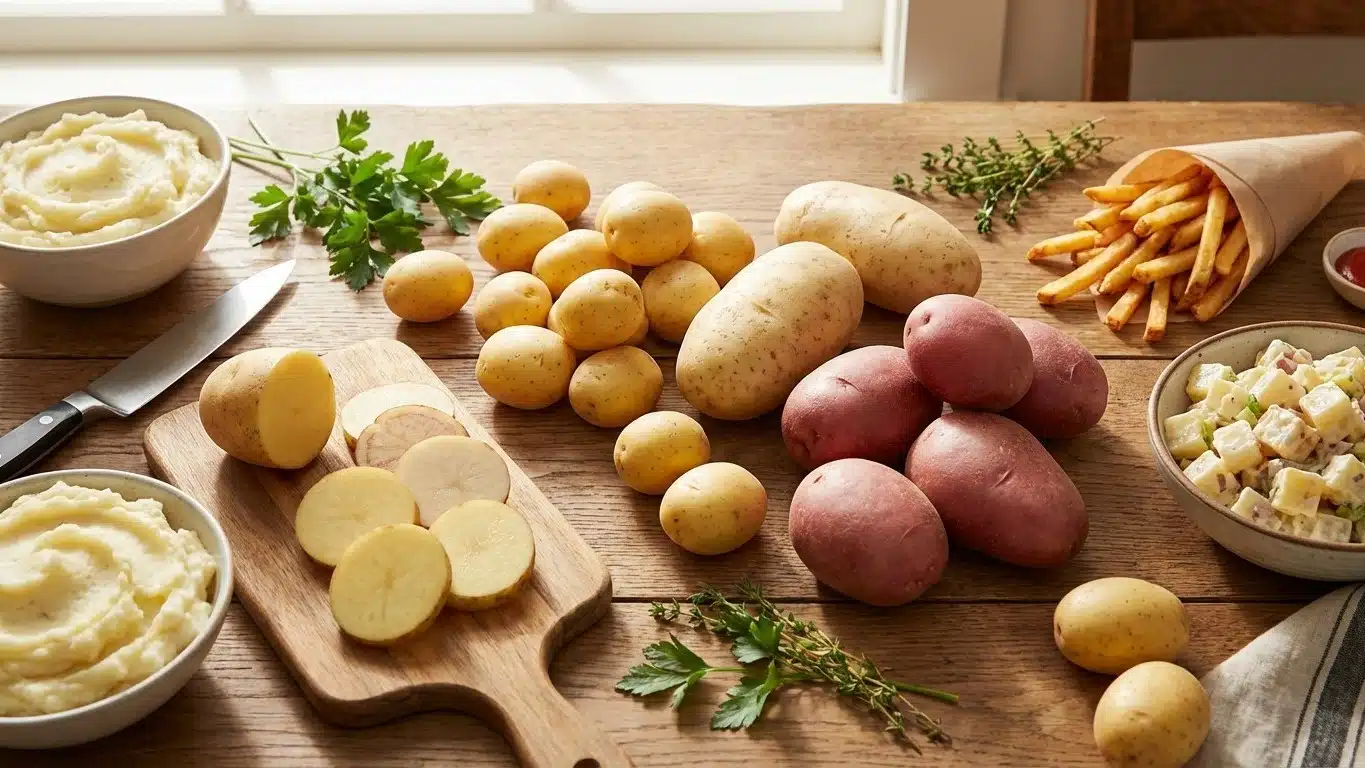 Vari&eacute;t&eacute;s de pommes de terre : laquelle choisir selon la recette (et comment mieux les stocker)