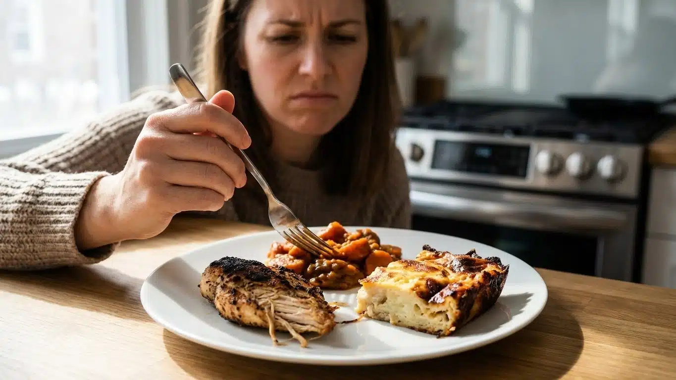 Rattraper une cuisson rat&eacute;e : viande s&egrave;che, l&eacute;gumes mous, plat pas assez cuit