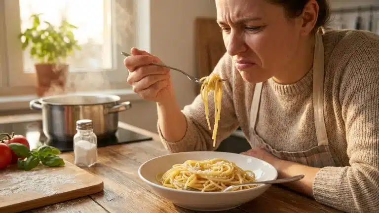 Rattraper des p&acirc;tes trop sal&eacute;es : que faire sans recuire toute la casserole