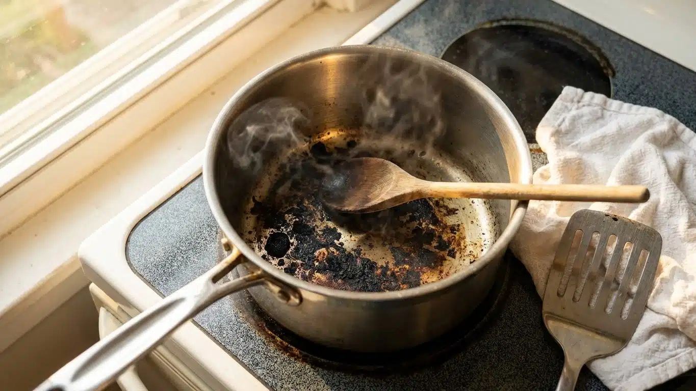 Rattraper un plat br&ucirc;l&eacute; : enlever le go&ucirc;t de br&ucirc;l&eacute; et sauver la recette