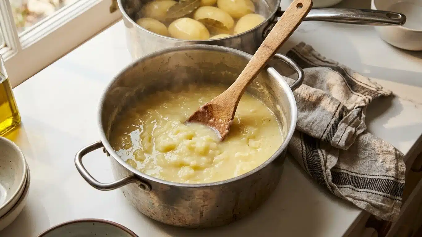 Rattraper une pur&eacute;e trop liquide : solutions rapides (sans tout recommencer)