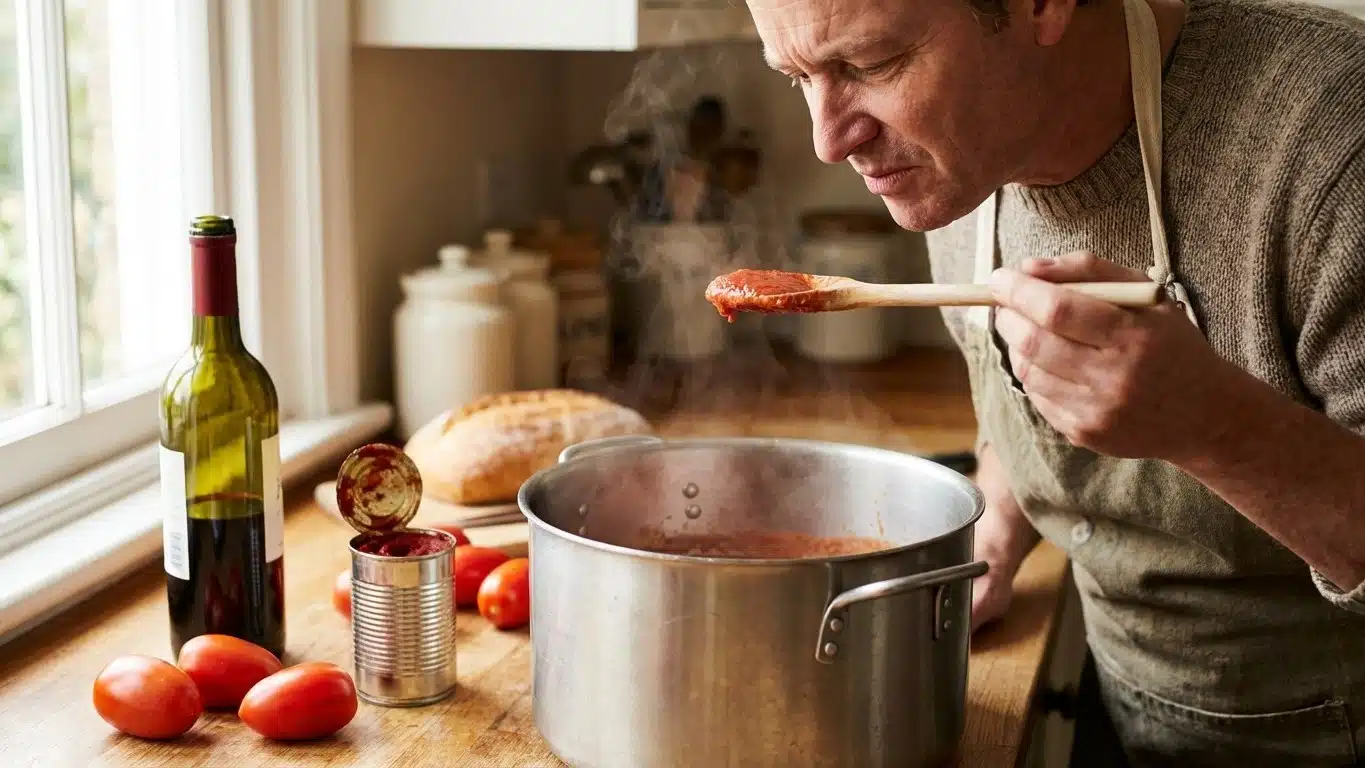 Rattraper une sauce trop acide : adoucir sans sucrer &agrave; outrance