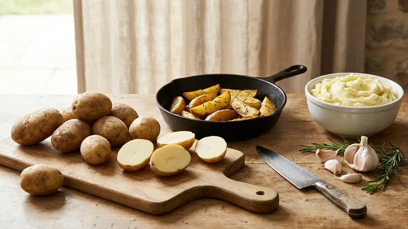 Recettes &agrave; base de pommes de terre : faciles, rapides et toujours r&eacute;ussies