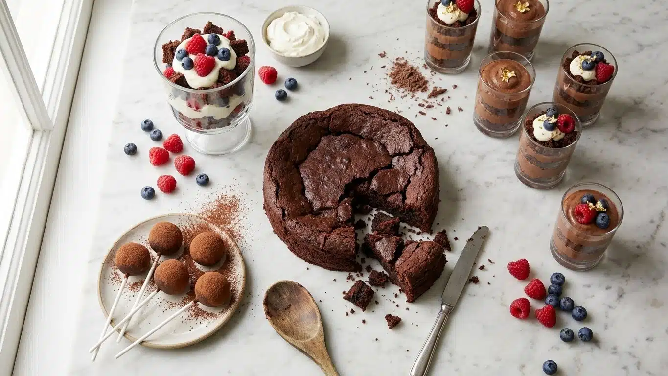 Recycler un g&acirc;teau rat&eacute; en dessert : 12 id&eacute;es faciles (trifle, cake pops, verrines)