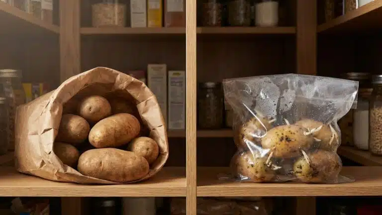 Sac papier ou sac plastique : quel contenant choisir pour conserver les pommes de terre