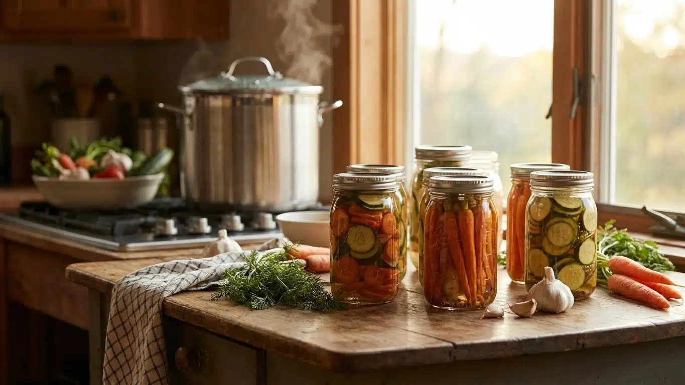 Conservation en bocaux et st&eacute;rilisation : le guide pour d&eacute;buter