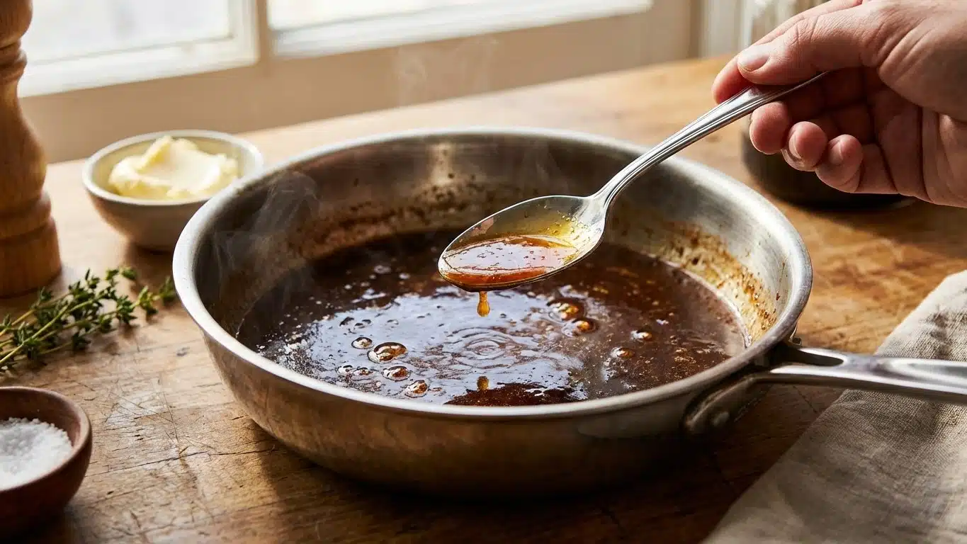 Rattraper une sauce trop grasse : d&eacute;graisser sans perdre le go&ucirc;t