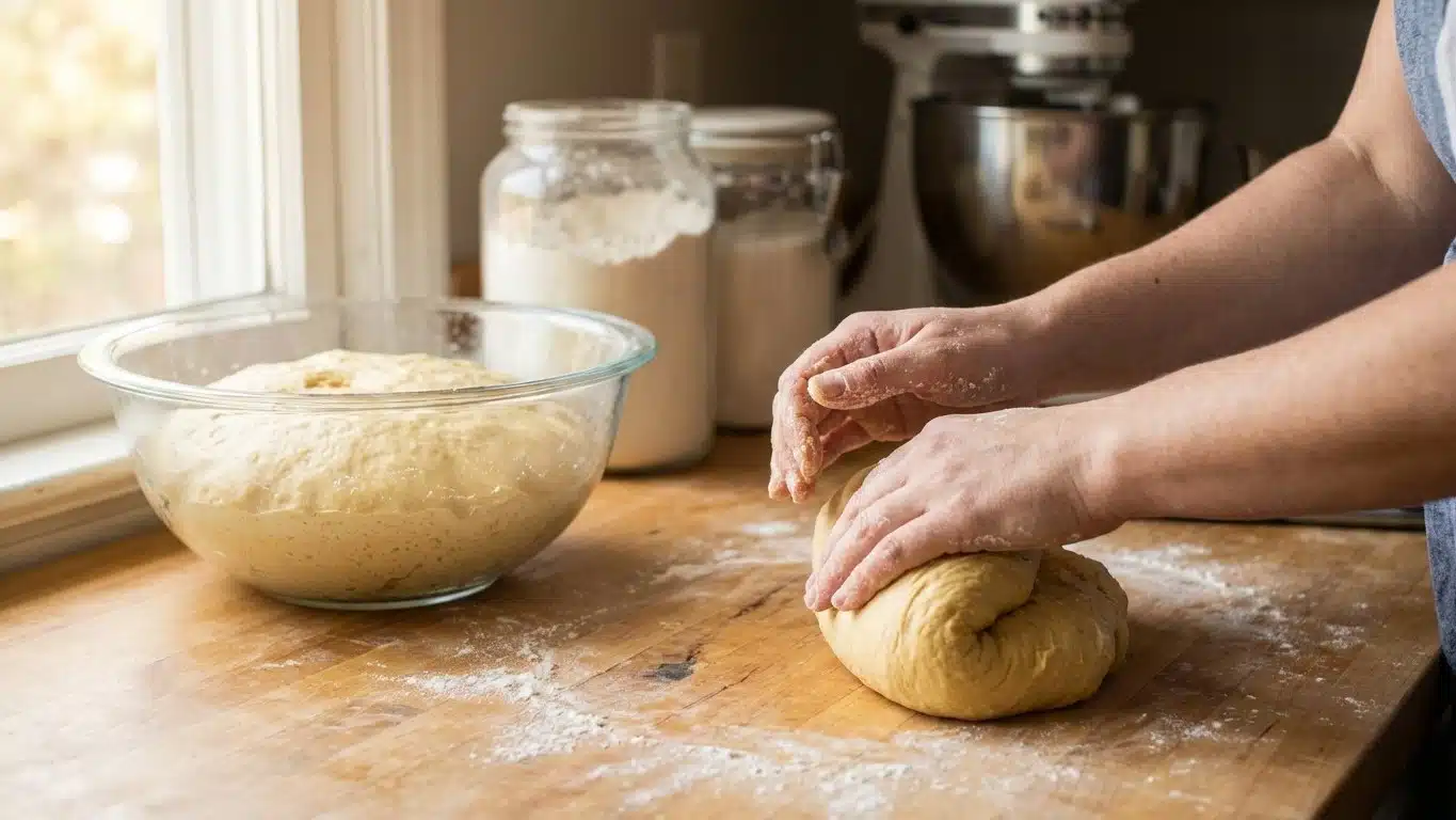 P&eacute;trissage du pain maison : &agrave; la main ou au robot