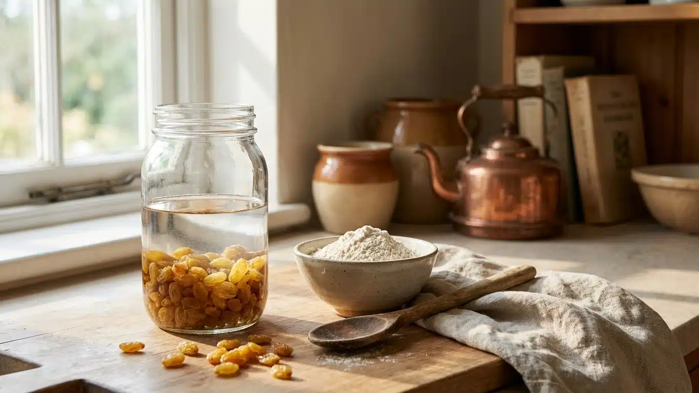 Levure maison aux raisins secs : la recette de grand-m&egrave;re infaillible