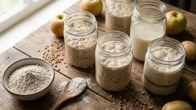 Les diff&eacute;rents types de levures maison pour la boulangerie