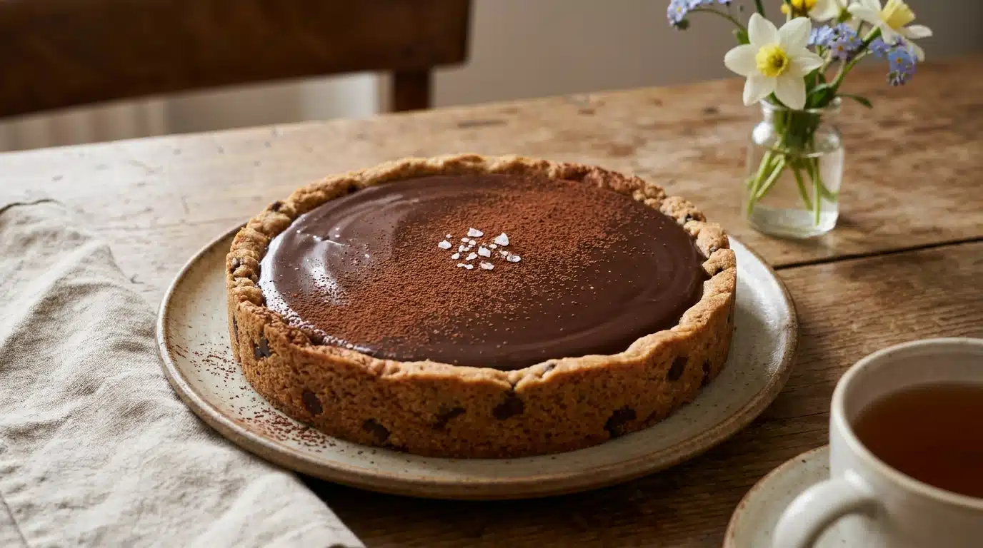 tarte cookie ganache chocolat
