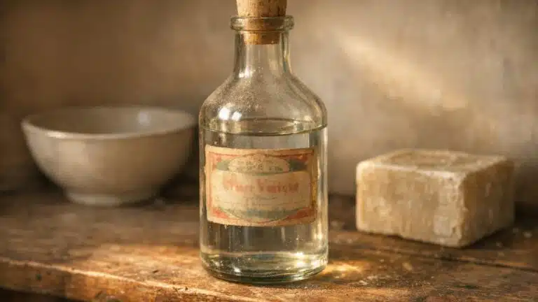 C'est la fin du vinaigre blanc &eacute;rig&eacute; en produit miracle : voici ce qui d&eacute;sinfectait vraiment chez nos grands-m&egrave;res